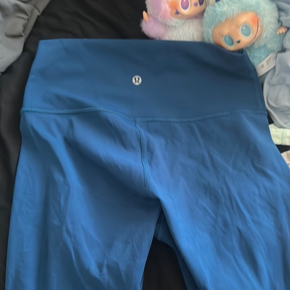 lululemon athletica Pants - Lululemon Athletica Blue High-Rise Leggings